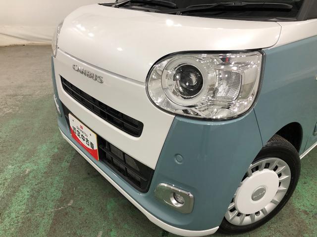 ムーヴキャンバス ストライプスＧターボ　走行２７９８キロ／シートヒーター　一年保証・走行距離無制限走行２７９８キロ　サイドエアバック　クリアランスソナー　オートマチックハイビーム　オートライト　ＬＥＤヘッドライト　ベンチシート　シートヒーター　両側電動スライドドア（23枚目）