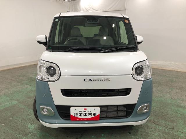 ムーヴキャンバス ストライプスＧターボ　走行２７９８キロ／シートヒーター　一年保証・走行距離無制限走行２７９８キロ　サイドエアバック　クリアランスソナー　オートマチックハイビーム　オートライト　ＬＥＤヘッドライト　ベンチシート　シートヒーター　両側電動スライドドア（24枚目）