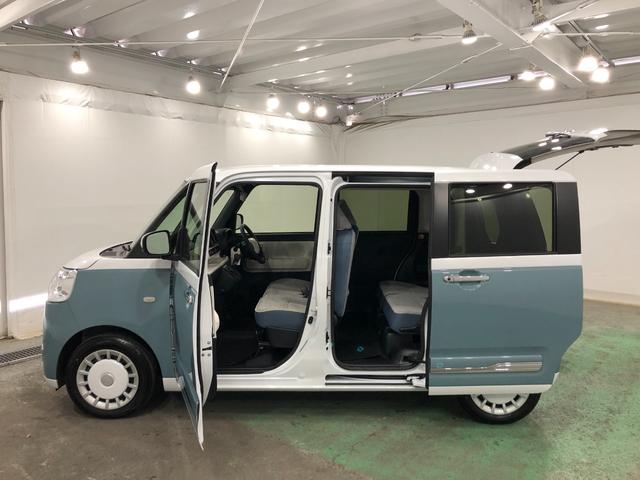 ムーヴキャンバス ストライプスＧターボ　走行２７９８キロ／シートヒーター　一年保証・走行距離無制限走行２７９８キロ　サイドエアバック　クリアランスソナー　オートマチックハイビーム　オートライト　ＬＥＤヘッドライト　ベンチシート　シートヒーター　両側電動スライドドア（25枚目）