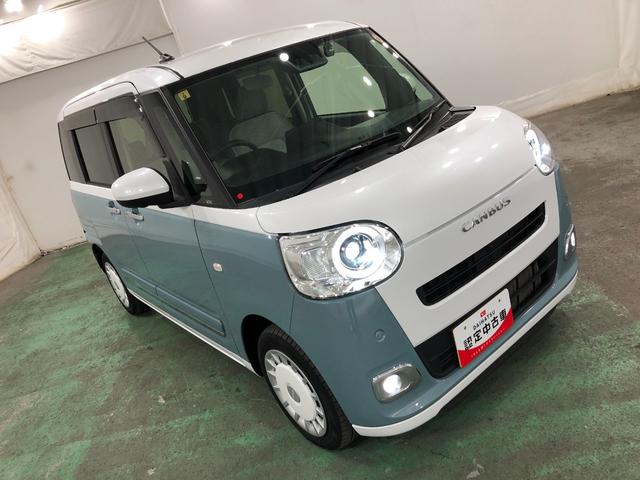 ムーヴキャンバス ストライプスＧ　走行３２７８８キロ／ナビ／ドラレコ　一年保証・走行距離無制限走行３２７８８キロ　　フルセグナビ　全周囲カメラ　サイドエアバック　クリアランスソナー　オートライト　ＬＥＤヘッドライト　シートヒーター　両側電動スライドドア（9枚目）