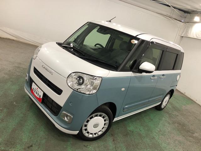 ムーヴキャンバス ストライプスＧ　走行３２７８８キロ／ナビ／ドラレコ　一年保証・走行距離無制限走行３２７８８キロ　　フルセグナビ　全周囲カメラ　サイドエアバック　クリアランスソナー　オートライト　ＬＥＤヘッドライト　シートヒーター　両側電動スライドドア（22枚目）