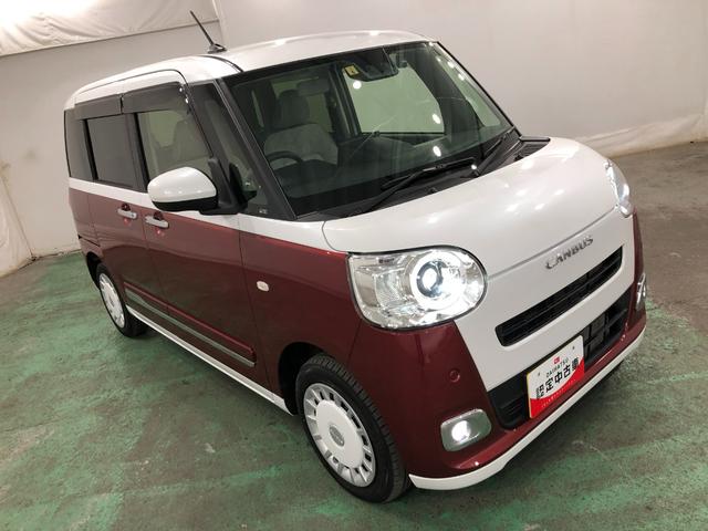 ムーヴキャンバス ストライプスＧ　走行１２０８９キロ／ディスプレイオーディオ　一年保証・走行距離無制限　走行１２０８９キロ　ディスプレイオーディオ　バックカメラ　ドラレコ　ＥＴＣ　クリアランスソナー　オートライト　ＬＥＤヘッドライト　両側電動スライドドア　シートヒーター（9枚目）