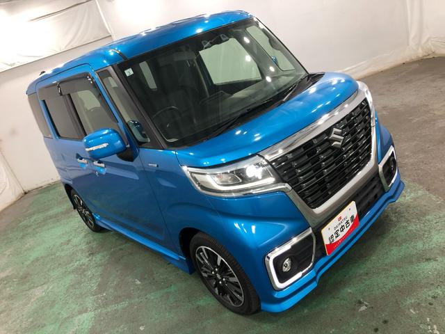 スペーシアカスタム ハイブリッドＸＳターボ　車検整備付　走行１８１４６キロ　１年保証距離無制限　ＣＤＵＳＢチューナー　純正マット　サイドエアバッグ　ＬＥＤヘッドランプ　アイドリングストップ　シートヒーター　両側電動スライドドア　電動格納式ドアミラー（9枚目）