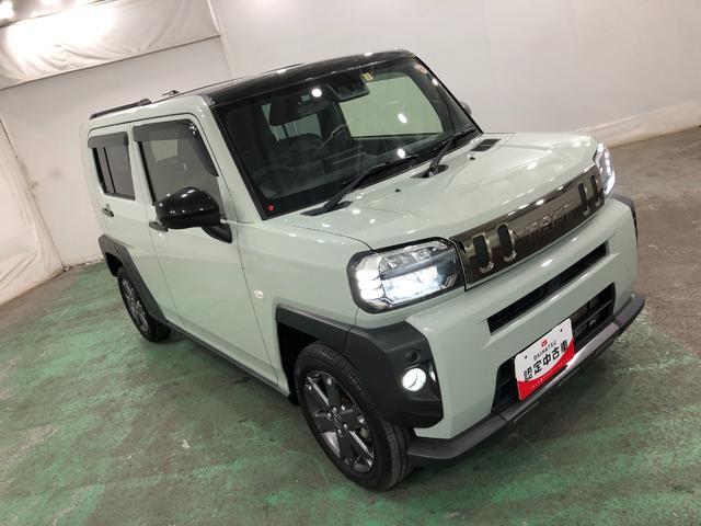 タフト Ｇターボ　ダーククロムベンチャー　９型ディスプレイオーディオ　１年保証・走行距離無制限　走行３７１２８キロ　車検整備付　９インチディスプレイオーディオ　ＢＴオーディオ　ＴＶ　バックカメラ　ＥＴＣ　クリアランスソナー　ＬＥＤライト　シートヒーター（4枚目）