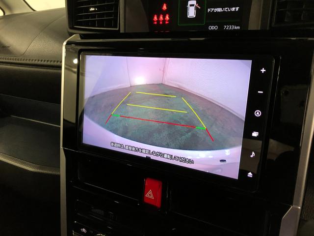 ルーミー カスタムＧ　走行７２３３キロ／純正９型フルセグナビ／ドラレコ　１年保証距離無制限　走行距離７２３３キロ　純正フルセグナビ　バックカメラ　ドラレコ　純正マット　ＬＥＤヘッドランプ　アイドリングストップ　両側電動スライドドア　オート格納式ドアミラー　キーフリー（10枚目）