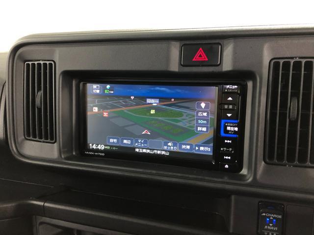 ハイゼットカーゴ クルーズターボＳＡＩＩＩ　タイヤ４本交換付　ナビ　ドラレコ　一年保証・走行距離無制限走行２７３１３キロ　フルセグナビ　ブルートゥース　バックカメラ　ドラレコ　ＥＴＣ　オートライト　ＬＥＤヘッドライト（4枚目）