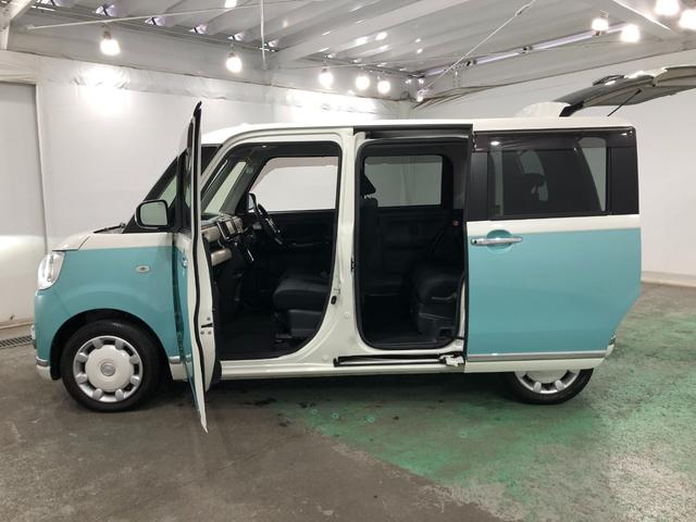 ムーヴキャンバス Ｇブラックインテリアリミテッド　ＳＡＩＩＩ　軽雹害／ナビ　１年保証距離無制限　走行距離２３６７３キロ　フルセグナビ　パノラマモニター　ドラレコ　純正マット　サイドエアバッグ　ＬＥＤヘッドランプ　アイドリングストップ　両側電動スライドドア　キーフリー（25枚目）