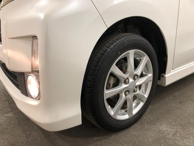 ムーヴ カスタム　Ｘ　ＳＡ　走行８９３９２キロ／タイヤ４本交換／ナビ　一年保証・走行距離無制限走行８９３９２キロ　タイヤ４本交換　フルセグナビ　ブルートゥース　バックカメラ　オートライト　ＬＥＤヘッドライト　ベンチシート（52枚目）