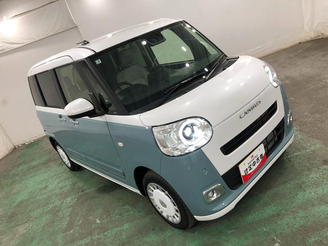 ムーヴキャンバス ストライプスＧ　走行９３１４キロ／シートヒーター／純正マット　１年保証距離無制限　走行距離９３１４キロ　純正マット　サイドエアバッグ　ＬＥＤヘッドランプ　アイドリングストップ　シートヒーター　両側電動スライドドア　オート格納式ドアミラー　電動パーキングブレーキ（9枚目）