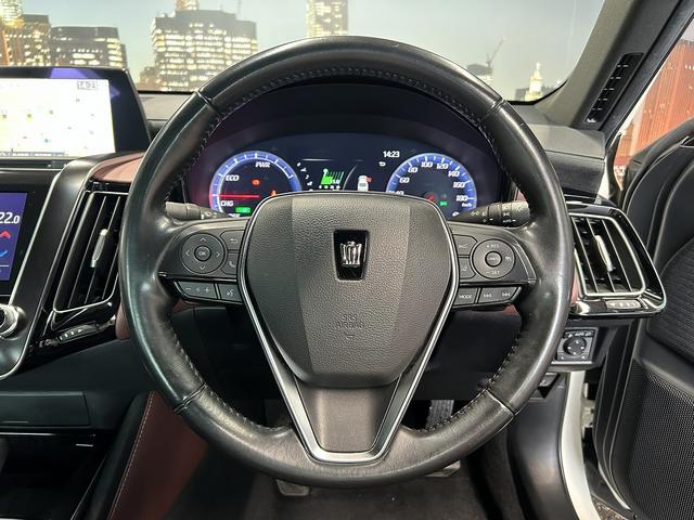 クラウンハイブリッド S (禁煙車)(メーカーSDナビ)(レーダクルーズコントロール)(コーナーセンサー)(レーンアシスト)(オートマチックハイビーム)(シートヒーター)(パワーシート)(ETC)(純正17インチAW)(35枚目)
