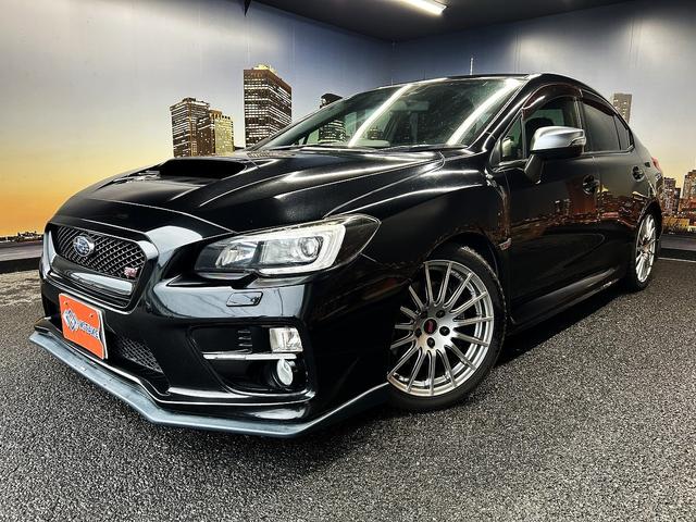 WRX STI STI (禁煙車)(6速MT)(ターボ)(4WD)(社外SDナビ)(黒/赤ハーフレザーシート)(ETC)(ローダウン)(スマートキー&プッシュスタート)(純正18インチAW)(18枚目)