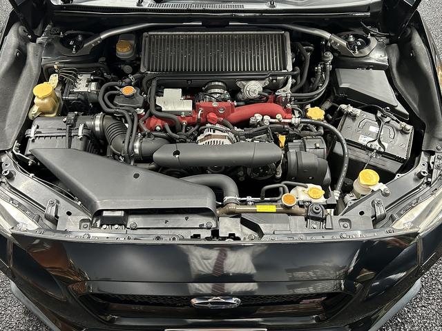 WRX STI STI (禁煙車)(6速MT)(ターボ)(4WD)(社外SDナビ)(黒/赤ハーフレザーシート)(ETC)(ローダウン)(スマートキー&プッシュスタート)(純正18インチAW)(40枚目)