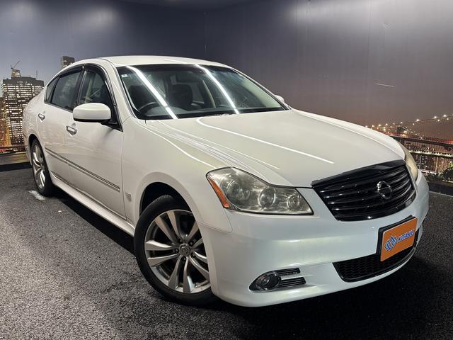 フーガ 250GT (後期型)(黒ハーフレザー)(メーカーナビ)(サイド・バックカメラ)(ビルトインETC)(HID)(スマートキー)(パワーシート)(オートライト)(AFS)(ミュージックサーバ)(純正18インチAW)(19枚目)