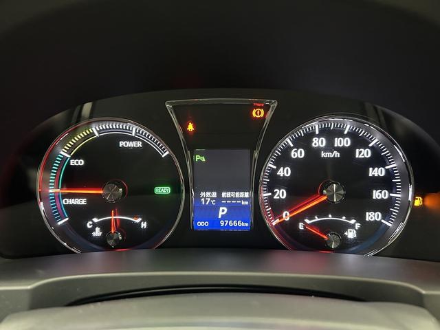 クラウンハイブリッド アスリートS プリクラッシュ(禁煙車)(メーカーHDDナビ)(レーダークルーズ)(コーナーセンサー)(パワーシート)(シートヒーター)(バックカメラ)(ビルトインETC)(フルセグTV)(純正17インチAW)(41枚目)