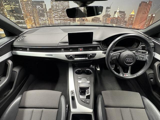 A4 2.0TFSIクワトロスポーツ (禁煙車)(黒半皮シート)(パークアシスト)(シートヒーター)(フロント&バックカメラ)(レーダークルーズ)(ビルトインETC)(オートマチックハイビーム)(パワーシート)(純正18インチAW)(5枚目)