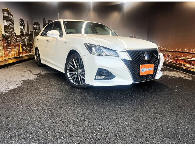 クラウンハイブリッド アスリートＳ　Ｊ－フロンティア　（後期型）（黒ハーフレザー）（メーカーナビ）（バックカメラ）（レーダークルーズ）（クリアランスソナー）（ＬＥＤヘッドライト）（スマートキー）（シートヒーター）（ＥＴＣ）（純正１８インチＡＷ）（56枚目）