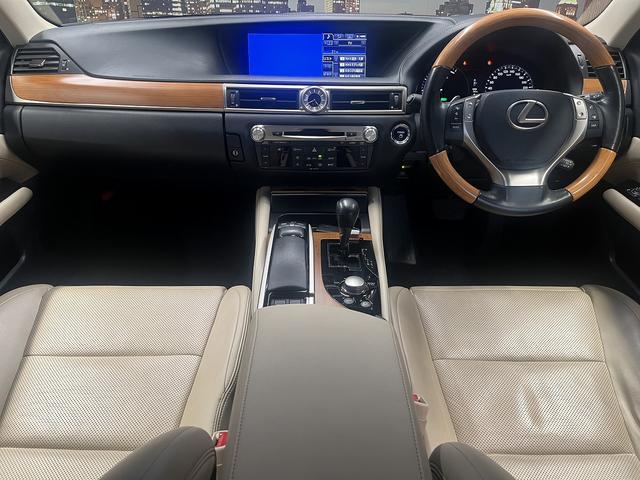 GS GS450h バージョンL (禁煙車)(ベージュ本革)(メーカーナビ)(バックカメラ)(クルコン)(クリアランスソナー)(LEDヘッドライト)(パワーシート)(シートエアコン)(ETC)(パドルシフト)(純正18インチAW)(5枚目)