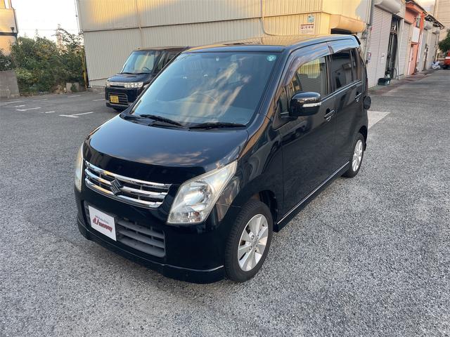 ワゴンR FXリミテッド スマートキー2本 プッシュスタートアルミホイール オートエアコン パワステ 盗難防止システム ドアミラーウィンカー(5枚目)