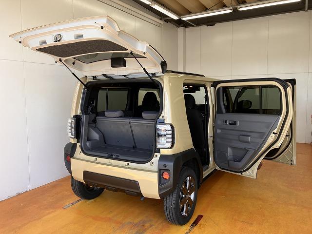 タフト Ｇターボ　サポカーＳワイド適合　スカイフィールトップ　Ｂカメラ　電動パーキングブレーキ　全車速追従機能付ＡＣＣ　ステアリングスイッチ　シートヒーター　ＵＳＢ接続端子　Ｐスタート　コーナーセンサー　キーフリー（9枚目）