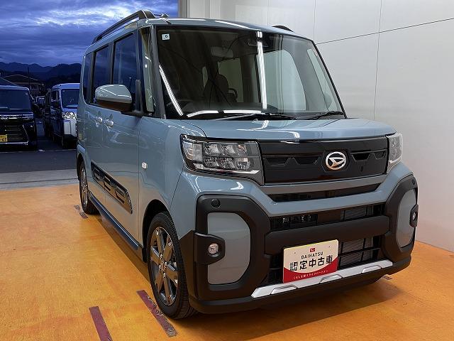 タント ファンクロスターボ サポカーSワイド適合 ミラクルオープンドア 両側オートスライドドア 電動パーキングブレーキ ステアリングスイッチ シートヒーター コーナーセンサー Pスタート キーフリー(7枚目)