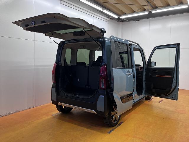 タント ファンクロスターボ サポカーSワイド適合 ミラクルオープンドア 両側オートスライドドア 電動パーキングブレーキ ステアリングスイッチ シートヒーター コーナーセンサー Pスタート キーフリー(9枚目)