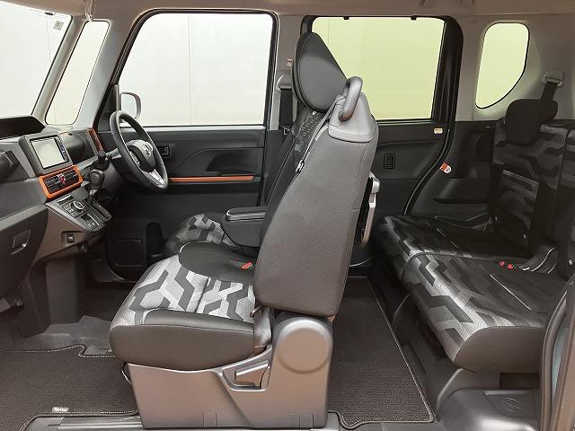 タント ファンクロスターボ サポカーSワイド適合 ミラクルオープンドア 両側オートスライドドア 電動パーキングブレーキ ステアリングスイッチ シートヒーター コーナーセンサー Pスタート キーフリー(11枚目)