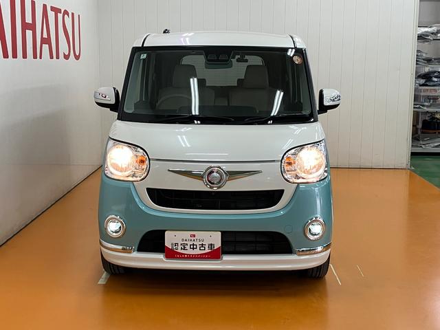 ムーヴキャンバス Ｘメイクアップリミテッド　ＳＡＩＩＩ　サポカーＳワイド適合　ドラレコ　パノラマモニター対応　両側オートスライドドア　ステアリングスイッチ　ＵＳＢ接続端子　Ｐスタート　オートハイビーム　ＥＴＣ　置きラクボックス　キーフリー（4枚目）