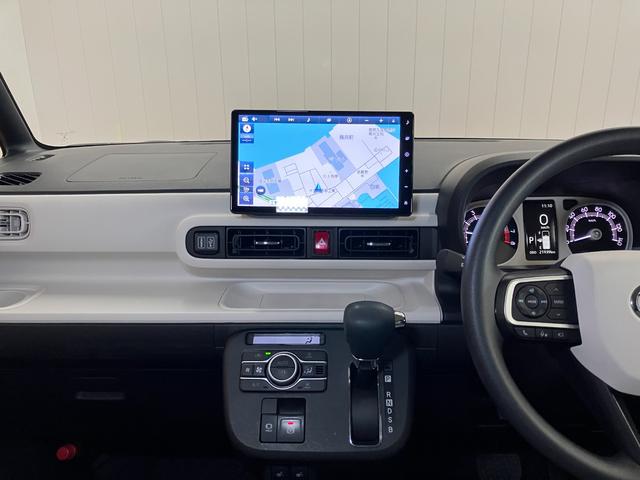 ムーヴキャンバス ストライプスGターボ サポカーSワイド適合 ドラレコ パノラマモニター対応 USB接続端子 電動パーキングブレーキ シートヒーター 両側オートスライドドア Pスタート 全車速追従機能付ACC ホッとカップホルダー(12枚目)