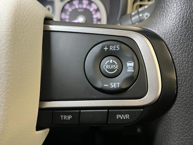 ムーヴキャンバス ストライプスGターボ サポカーSワイド適合 ドラレコ パノラマモニター対応 USB接続端子 電動パーキングブレーキ シートヒーター 両側オートスライドドア Pスタート 全車速追従機能付ACC ホッとカップホルダー(16枚目)