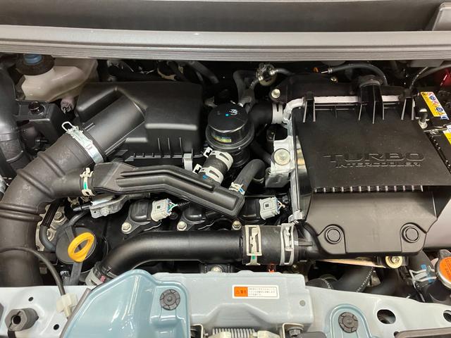 ムーヴキャンバス ストライプスGターボ サポカーSワイド適合 ドラレコ パノラマモニター対応 USB接続端子 電動パーキングブレーキ シートヒーター 両側オートスライドドア Pスタート 全車速追従機能付ACC ホッとカップホルダー(28枚目)