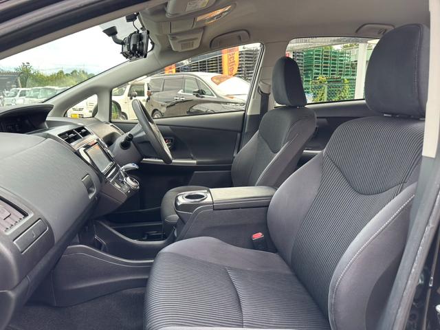 プリウスアルファ S 社外ナビ バックモニター 社外19インチアルミホイール ETC オートライト スマートキー プッシュスタート 地デジTV ドライブレコーダー フロントフォグランプ(17枚目)