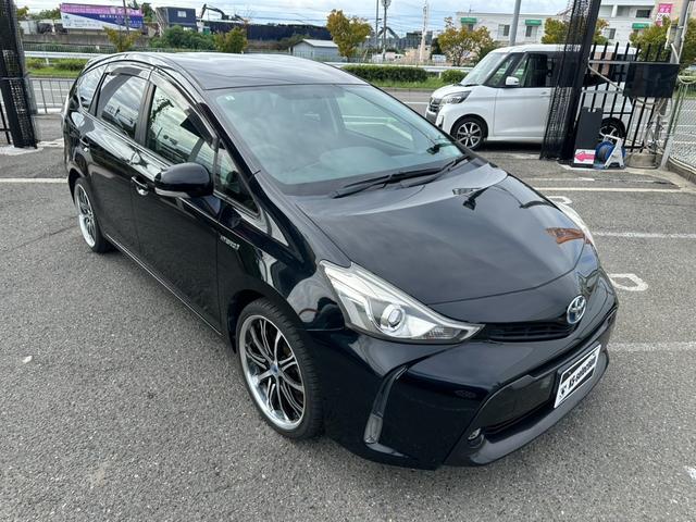 プリウスアルファ S 社外ナビ バックモニター 社外19インチアルミホイール ETC オートライト スマートキー プッシュスタート 地デジTV ドライブレコーダー フロントフォグランプ(42枚目)