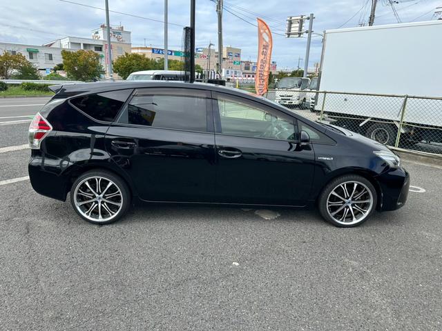 プリウスアルファ S 社外ナビ バックモニター 社外19インチアルミホイール ETC オートライト スマートキー プッシュスタート 地デジTV ドライブレコーダー フロントフォグランプ(44枚目)