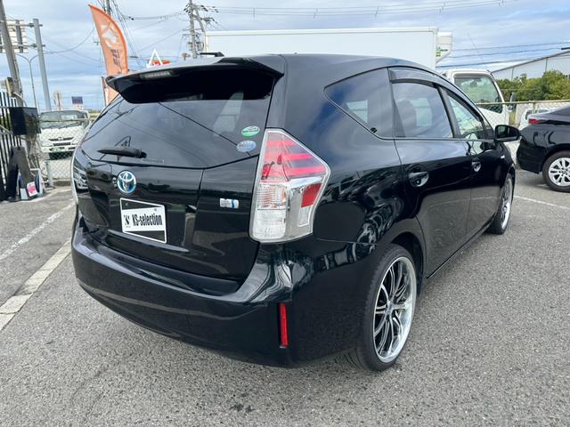 プリウスアルファ S 社外ナビ バックモニター 社外19インチアルミホイール ETC オートライト スマートキー プッシュスタート 地デジTV ドライブレコーダー フロントフォグランプ(45枚目)