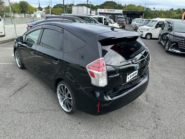 プリウスアルファ S 社外ナビ バックモニター 社外19インチアルミホイール ETC オートライト スマートキー プッシュスタート 地デジTV ドライブレコーダー フロントフォグランプ(50枚目)