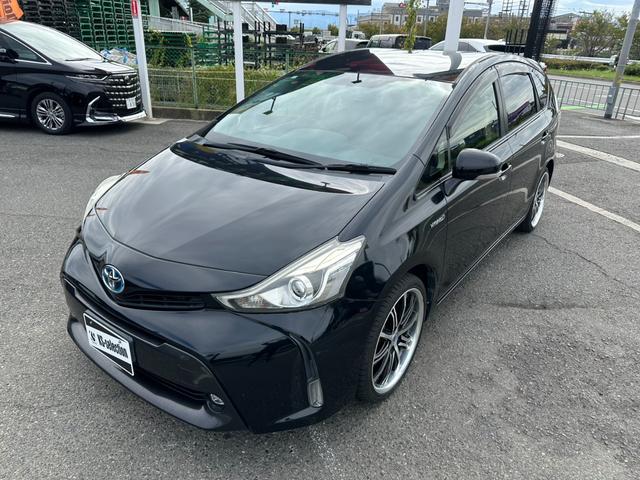 プリウスアルファ S 社外ナビ バックモニター 社外19インチアルミホイール ETC オートライト スマートキー プッシュスタート 地デジTV ドライブレコーダー フロントフォグランプ(54枚目)