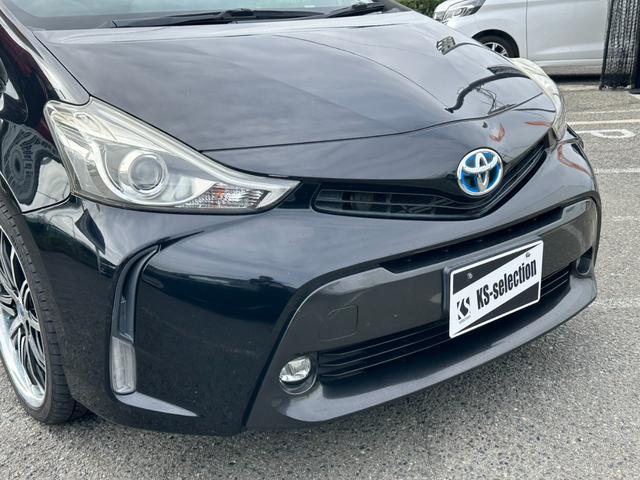 プリウスアルファ S 社外ナビ バックモニター 社外19インチアルミホイール ETC オートライト スマートキー プッシュスタート 地デジTV ドライブレコーダー フロントフォグランプ(57枚目)