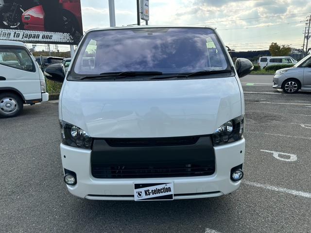 ハイエースバン ロングスーパーGL ETC 社外ハンドル フリップダウンモニター デジタルインナーミラー キーレスキー オートライト パワーウィンドウ 電動格納ミラー クリアランスソナー(6枚目)