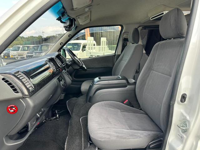 ハイエースバン ロングスーパーGL ETC 社外ハンドル フリップダウンモニター デジタルインナーミラー キーレスキー オートライト パワーウィンドウ 電動格納ミラー クリアランスソナー(17枚目)