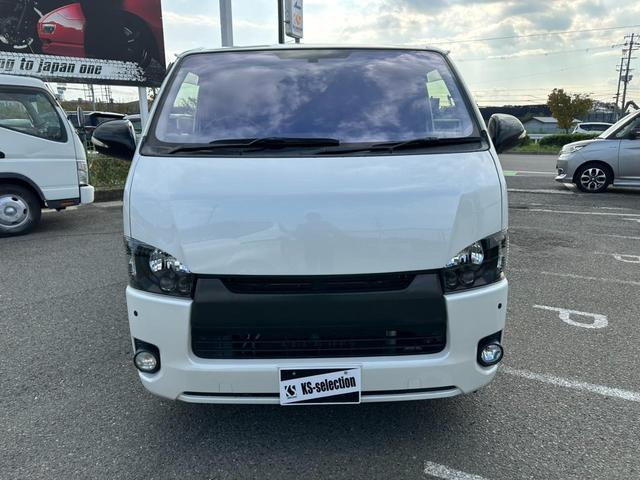 ハイエースバン ロングスーパーGL ETC 社外ハンドル フリップダウンモニター デジタルインナーミラー キーレスキー オートライト パワーウィンドウ 電動格納ミラー クリアランスソナー(36枚目)