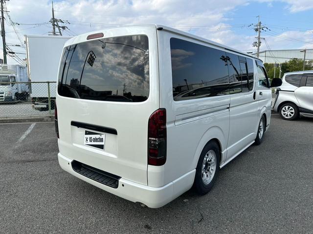 ハイエースバン ロングスーパーGL ETC 社外ハンドル フリップダウンモニター デジタルインナーミラー キーレスキー オートライト パワーウィンドウ 電動格納ミラー クリアランスソナー(42枚目)