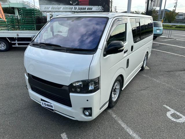 ハイエースバン ロングスーパーGL ETC 社外ハンドル フリップダウンモニター デジタルインナーミラー キーレスキー オートライト パワーウィンドウ 電動格納ミラー クリアランスソナー(51枚目)