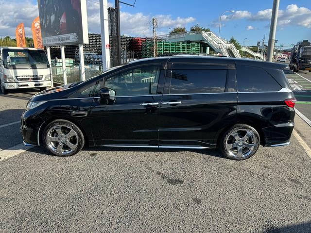 オデッセイ アブソルート・EX ワンオーナー ブラインドスポットモニター あんしんパッケージ フリップダウンモニター LEDヘッドライト 両側電動スライドドア 社外18インチAW ハーフレザーシート オートライト MTモード(61枚目)