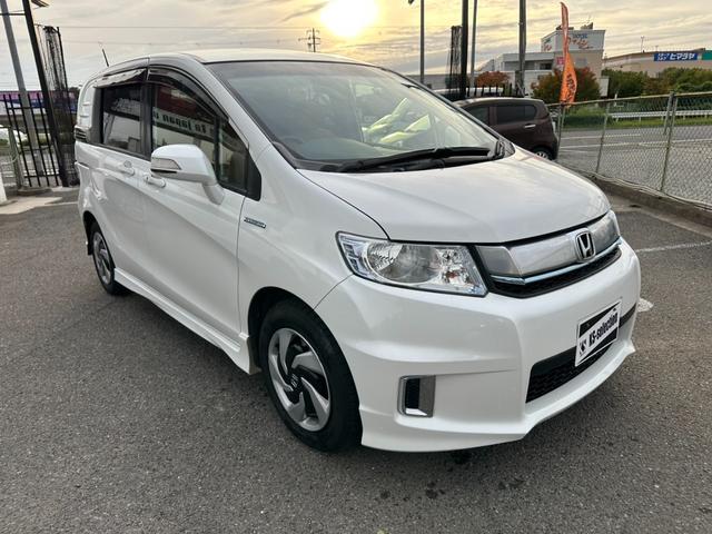 フリードスパイクハイブリッド ジャストセレクション ワンオーナー 両側電動スライドドア クルーズコントロール ETC バックカメラ ギャザーズナビ スマートキー オートライト Bluetoothオーディオ ステアリングスイッチ 電動格納ミラー(44枚目)