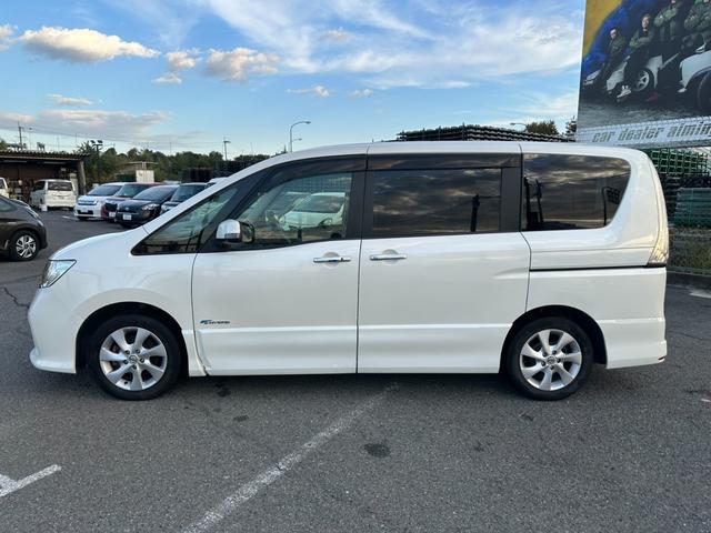 セレナ ハイウェイスターG S-ハイブリッド 純正ETC 純正HDDナビ 地デジTV バックカメラ オートエアコン アルパインフリップダウンモニター 両側電動スライドドア クルーズコントロール オートライト プッシュスタート スマートキー(10枚目)