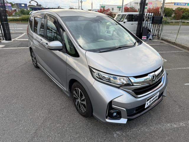 フリード+ハイブリッド ハイブリッドEX LEDヘッドライト 両側電動スライドドア シートヒーター ドライブレコーダー スマートキー クルーズコントロール ETC オートライト 横滑り防止装置 レーンキープアシスト ステアリングスイッチ(49枚目)