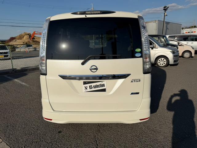 セレナ ハイウェイスター　Ｓ－ハイブリッド　Ｖセレクション　両側電動スライドドア　バックカメラ　ＥＴＣ　フリップダウンモニター　Ｂｌｕｅｔｏｏｔｈオーディオ　オートライト　クルーズコントロール　プッシュスタート　スマートキー　純正アルミホイール　電動格納ミラー（52枚目）