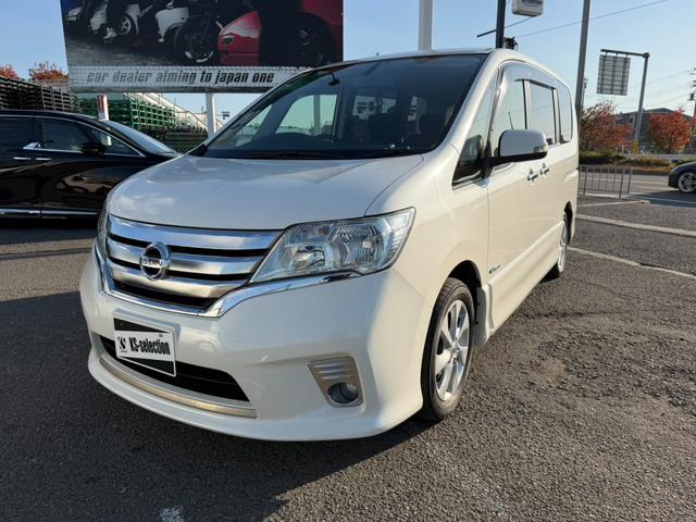 セレナ ハイウェイスター　Ｓ－ハイブリッド　Ｖセレクション　両側電動スライドドア　バックカメラ　ＥＴＣ　フリップダウンモニター　Ｂｌｕｅｔｏｏｔｈオーディオ　オートライト　クルーズコントロール　プッシュスタート　スマートキー　純正アルミホイール　電動格納ミラー（58枚目）