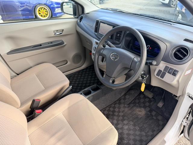 ミライース X 社外ナビ 地デジTV キーレスキー(12枚目)