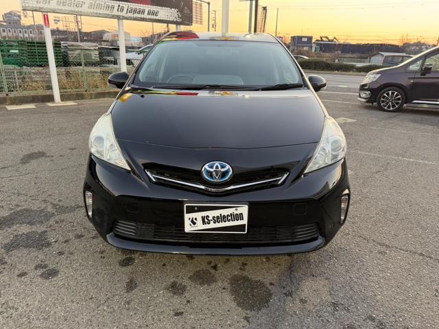 プリウスアルファ Ｓ　Ｌセレクション　純正ナビ　フルセグＴＶ　バックカメラ　ステアリングスイッチ　ＥＴＣ　社外１７インチナビ（5枚目）